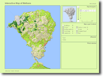 interaktive Karte von Methana