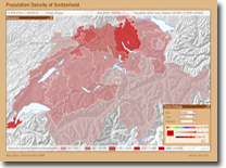 Population Density of Switzerland